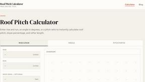 Roof Pitch Calculator